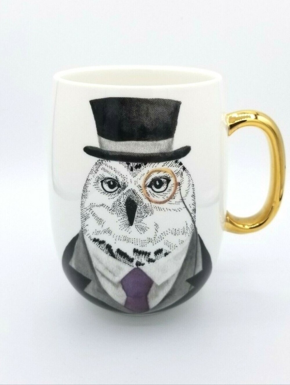 Vintage Pottery Ceramic Whimsigoth Pier 1 Wise Owl Coffee Mug 22 Oz.